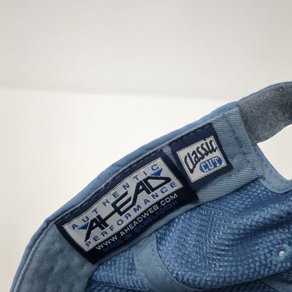 Tour Eighteen Golf Club Boston Texas Strapback Hat Blue OS Classic Cut Ahead - Picture 9 of 9